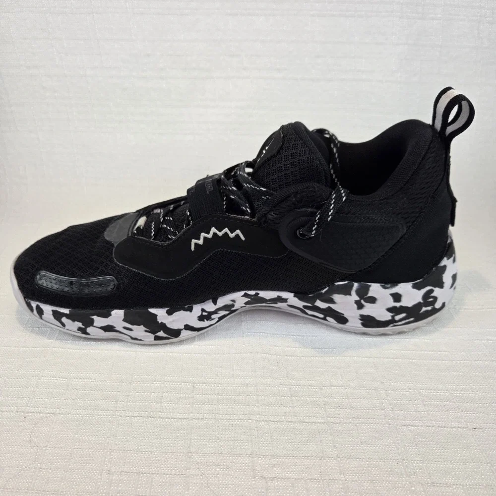 Adidas D.O.N. Issue #3 Team‎ Mid Black Basketball Shoes # H67719 Men's 9.5 - Picture 5 of 9